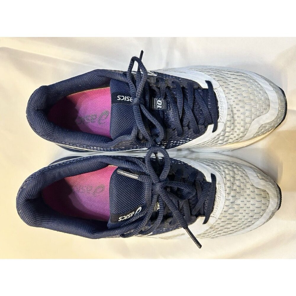 asics pulse 10 gel shoe 1012A010 size 9.5 two tone Navy / Powder Blue - Picture 6 of 13